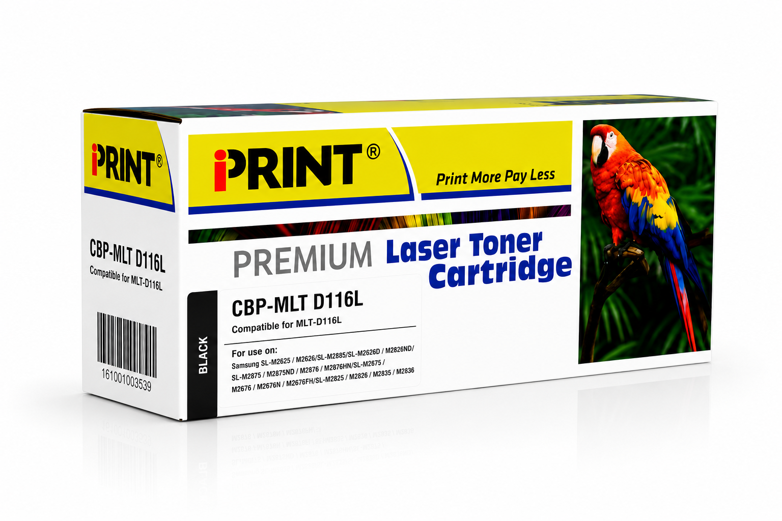 Samsung MLT 116L Black Toner Cartridge- Compatible