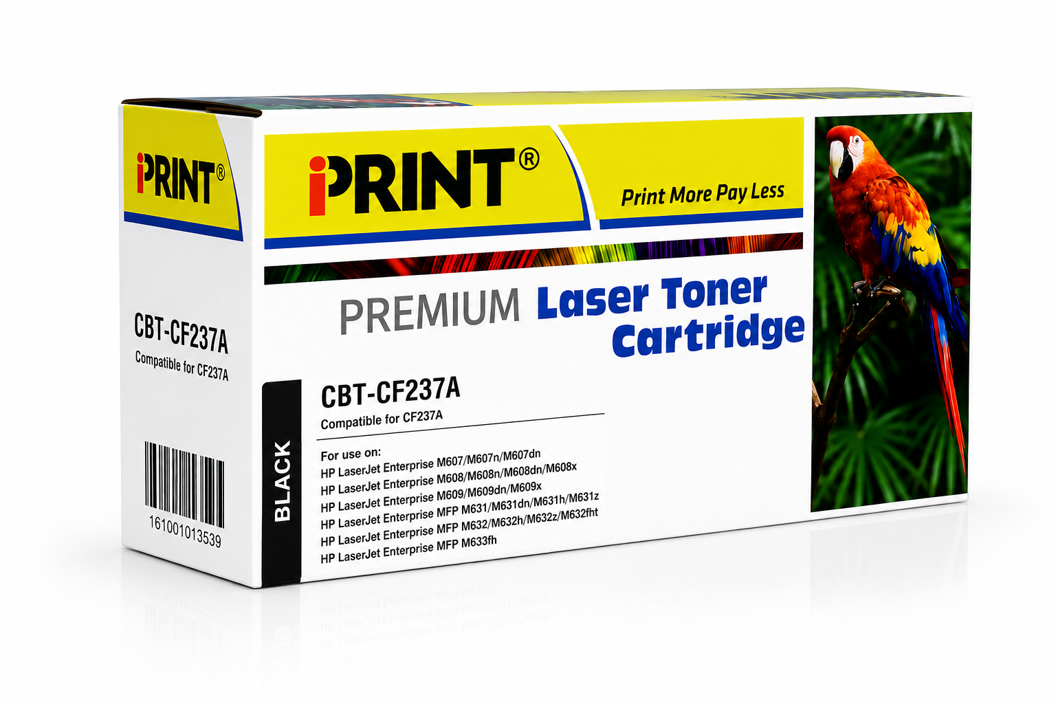HP 37A (CF237A) Black Toner -Compatible