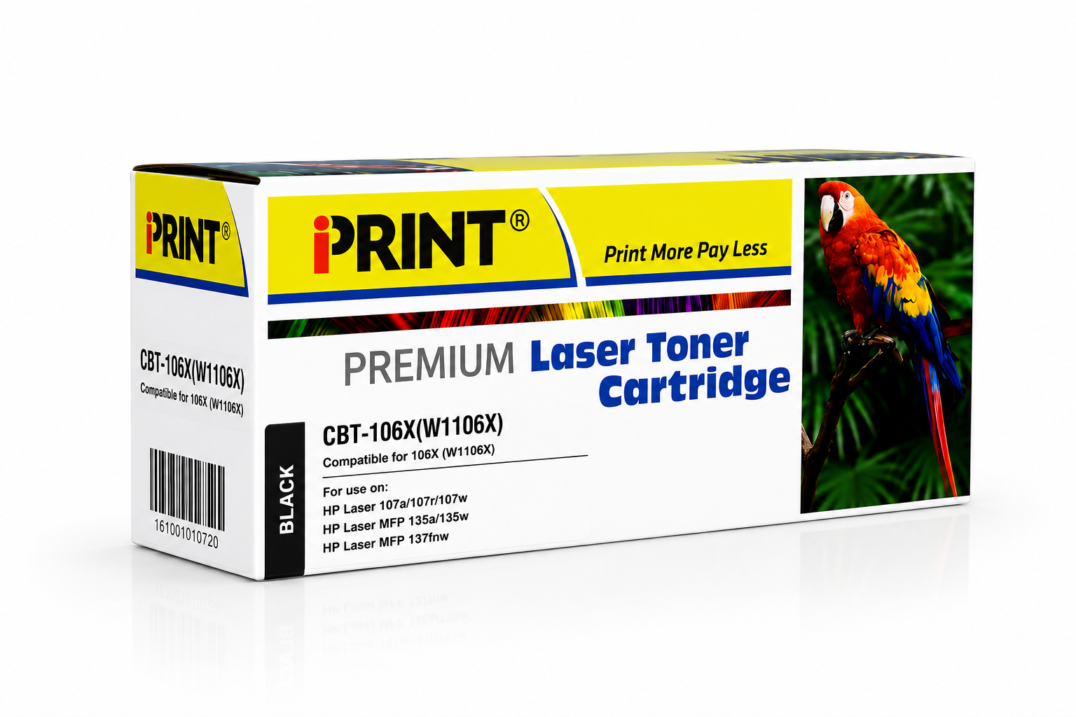 HP 106X (W1106X) Black Compatible Toner