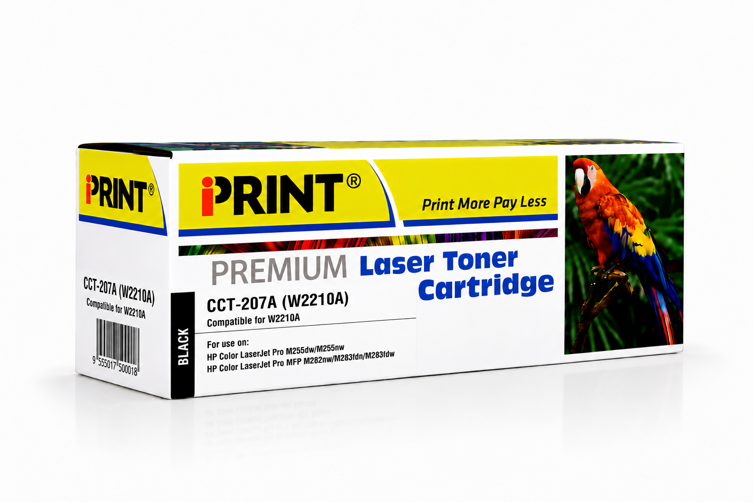 HP 207A (W2210A) Black Toner Cartridge -Compatible