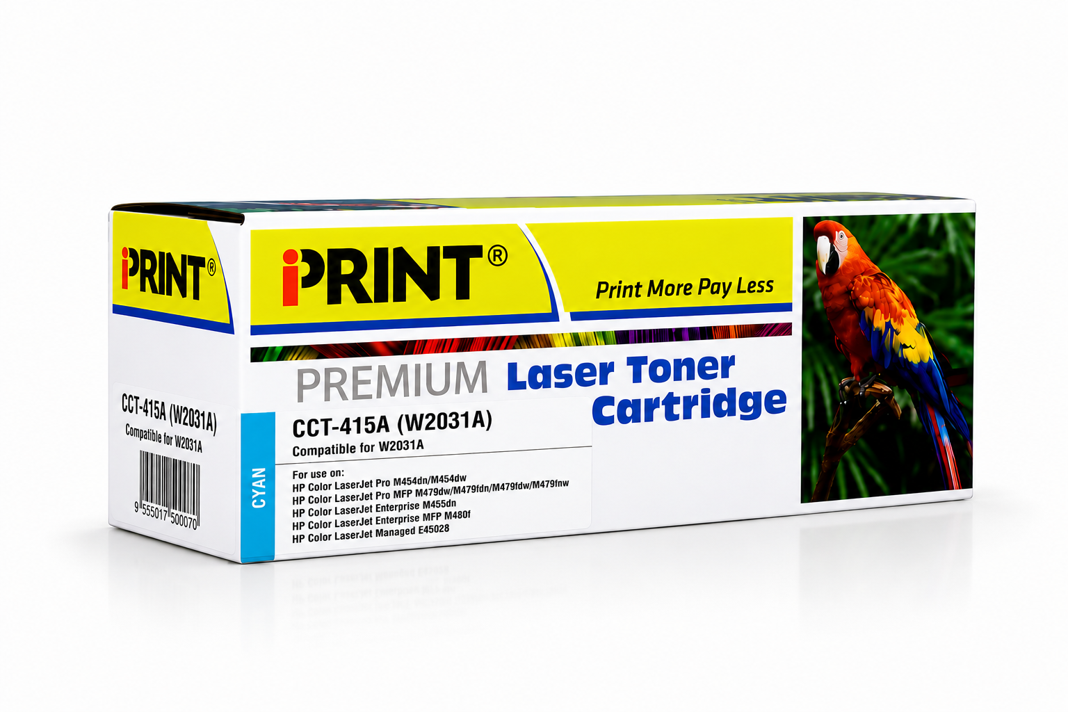 HP 415A (W2031A) Cyan Toner Cartridge -Compatible