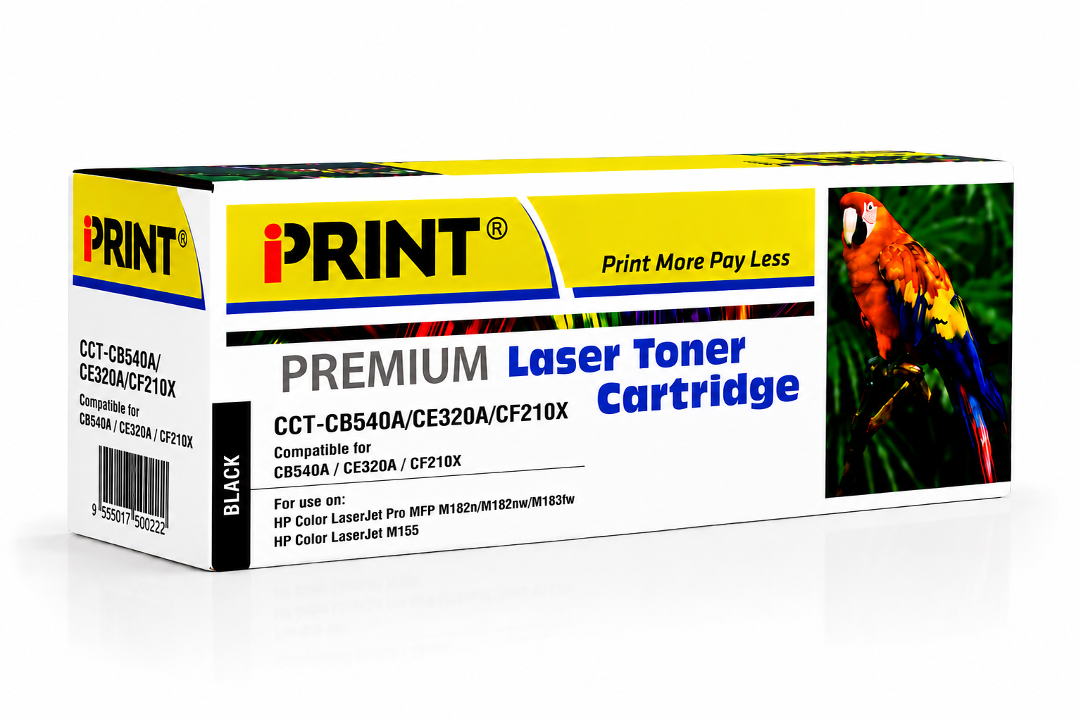HP 125A (CB540A) Black Toner Cartridge -Compatible