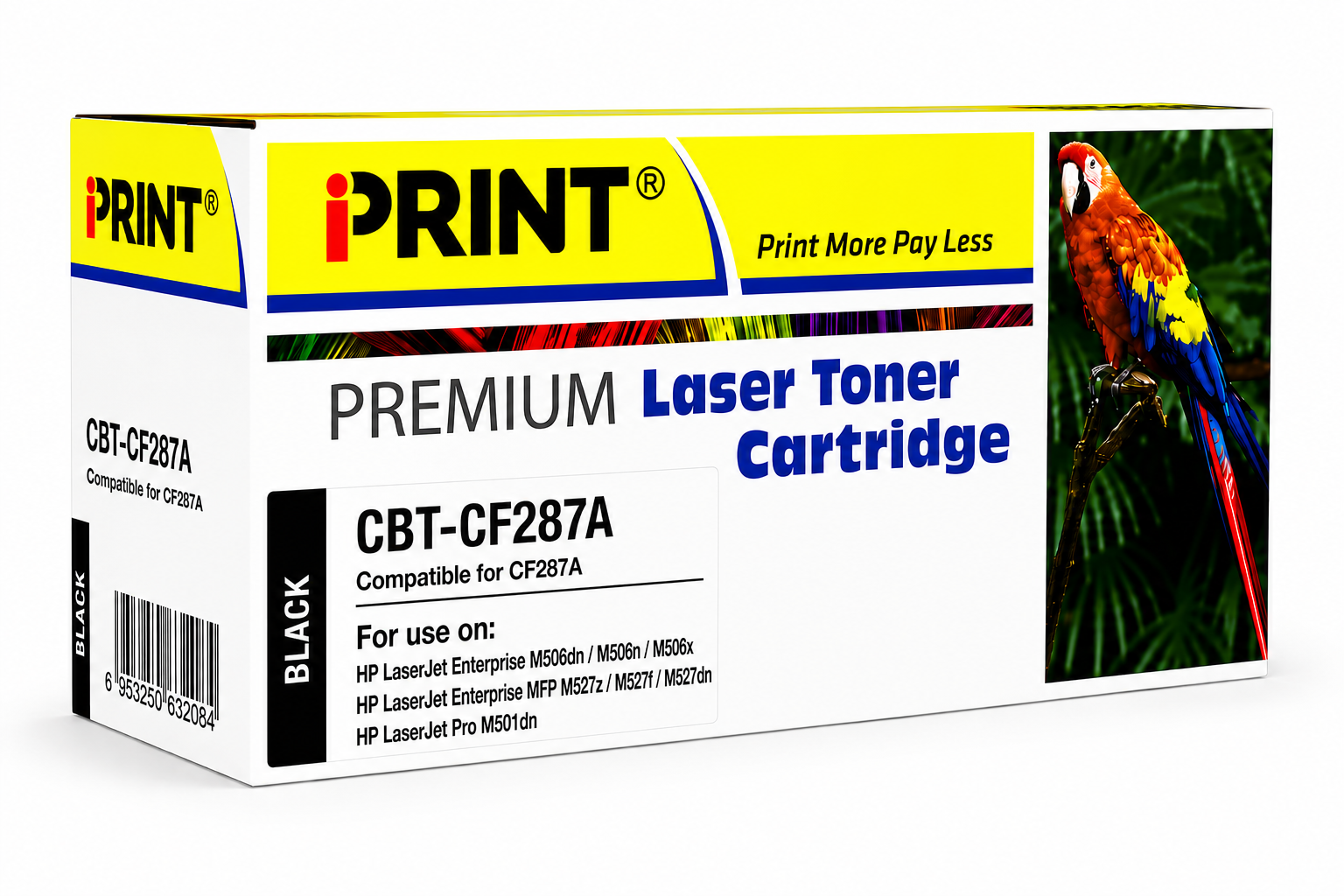 HP 87A (CF287A) Black Toner -Compatible