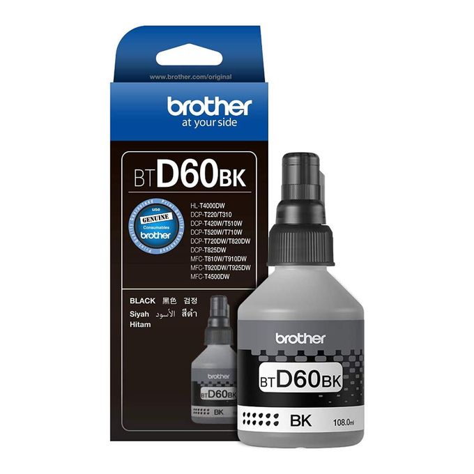 BROTHER BT-D60BK INK BOTTLE - BLACK 