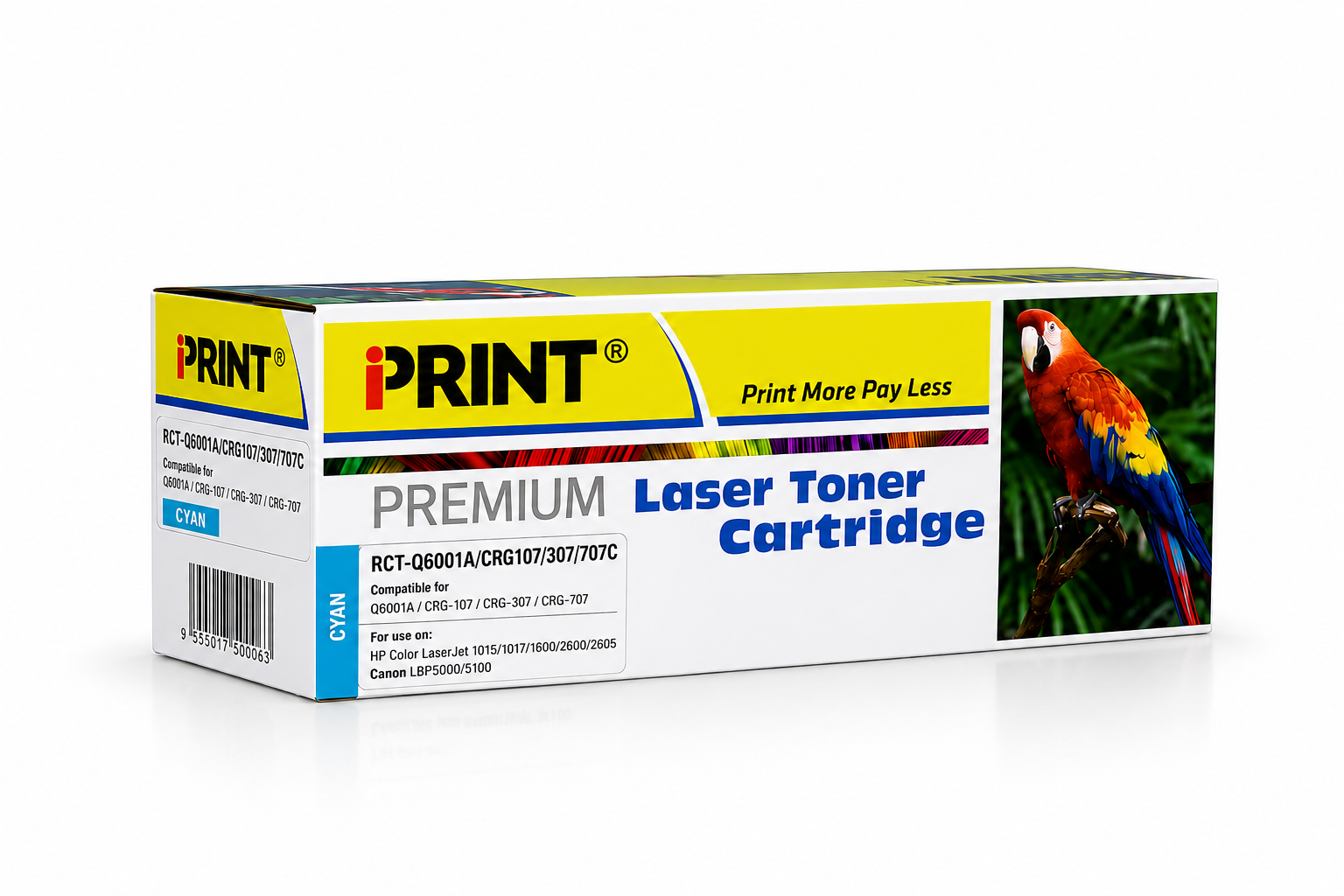 HP 124A (Q6001A) Cyan Toner -Compatible