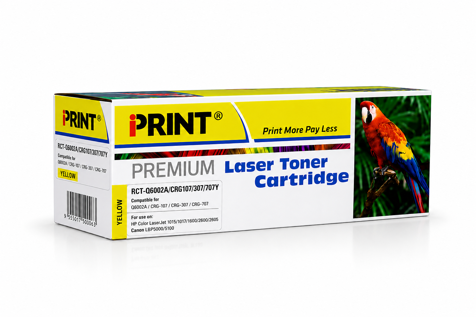 HP 124A (Q6002A)  Yellow Toner -Compatible