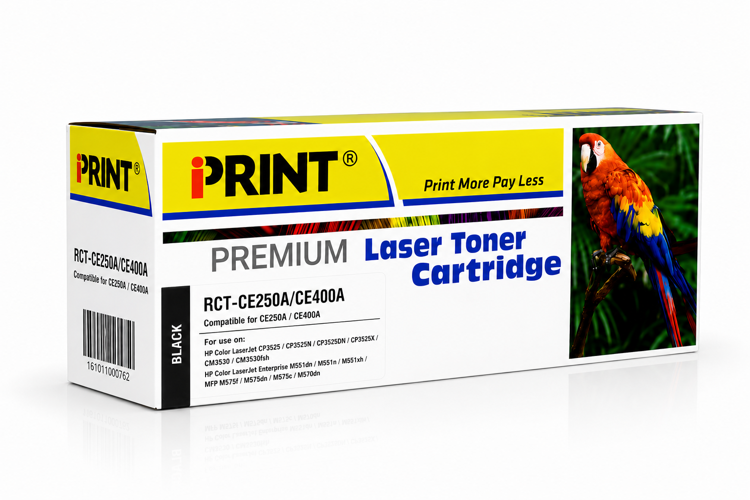 IPRINT CE250X Black Toner -Compatible
