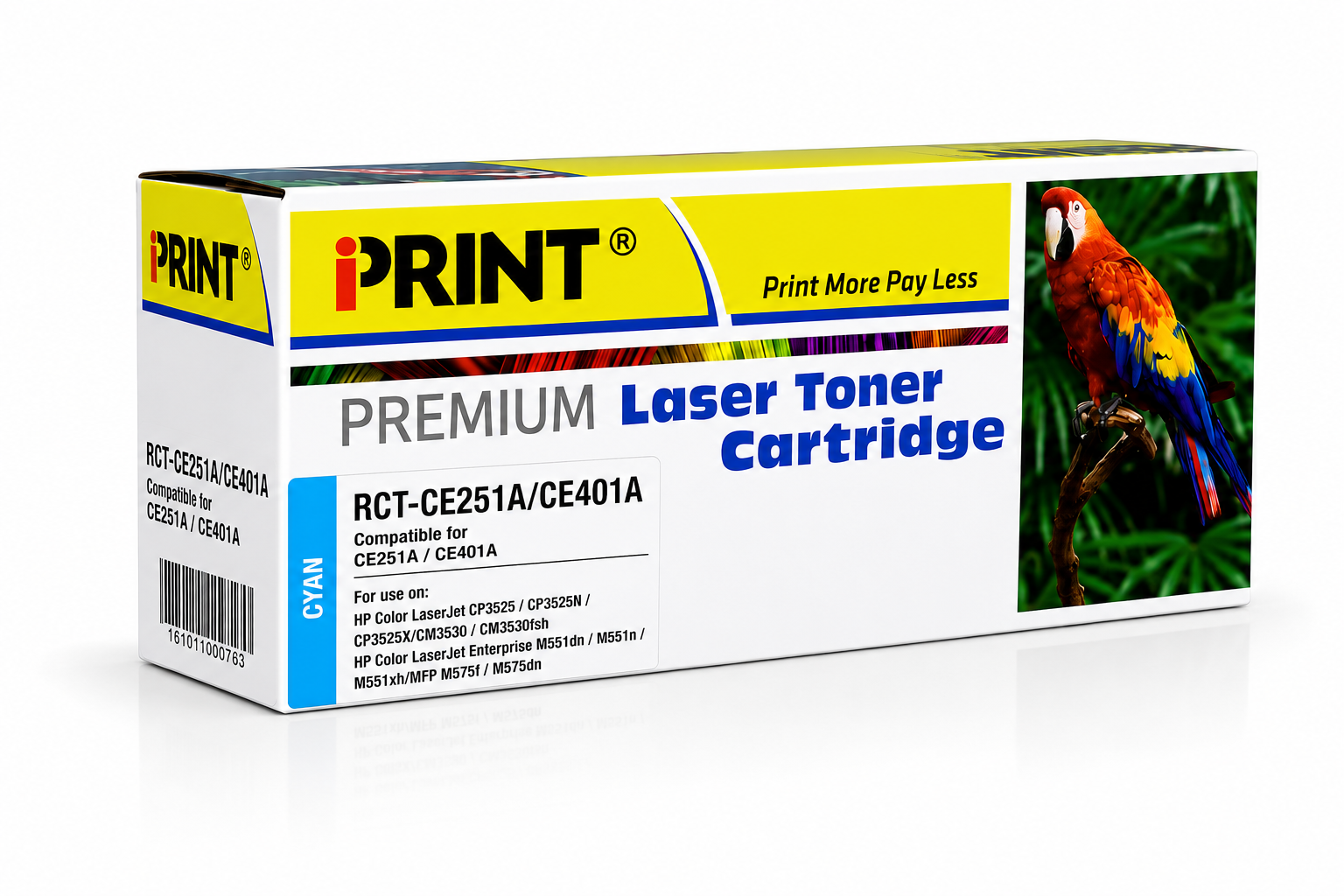 HP 504A (CE251A) Cyan Toner Cartridge -Compatible