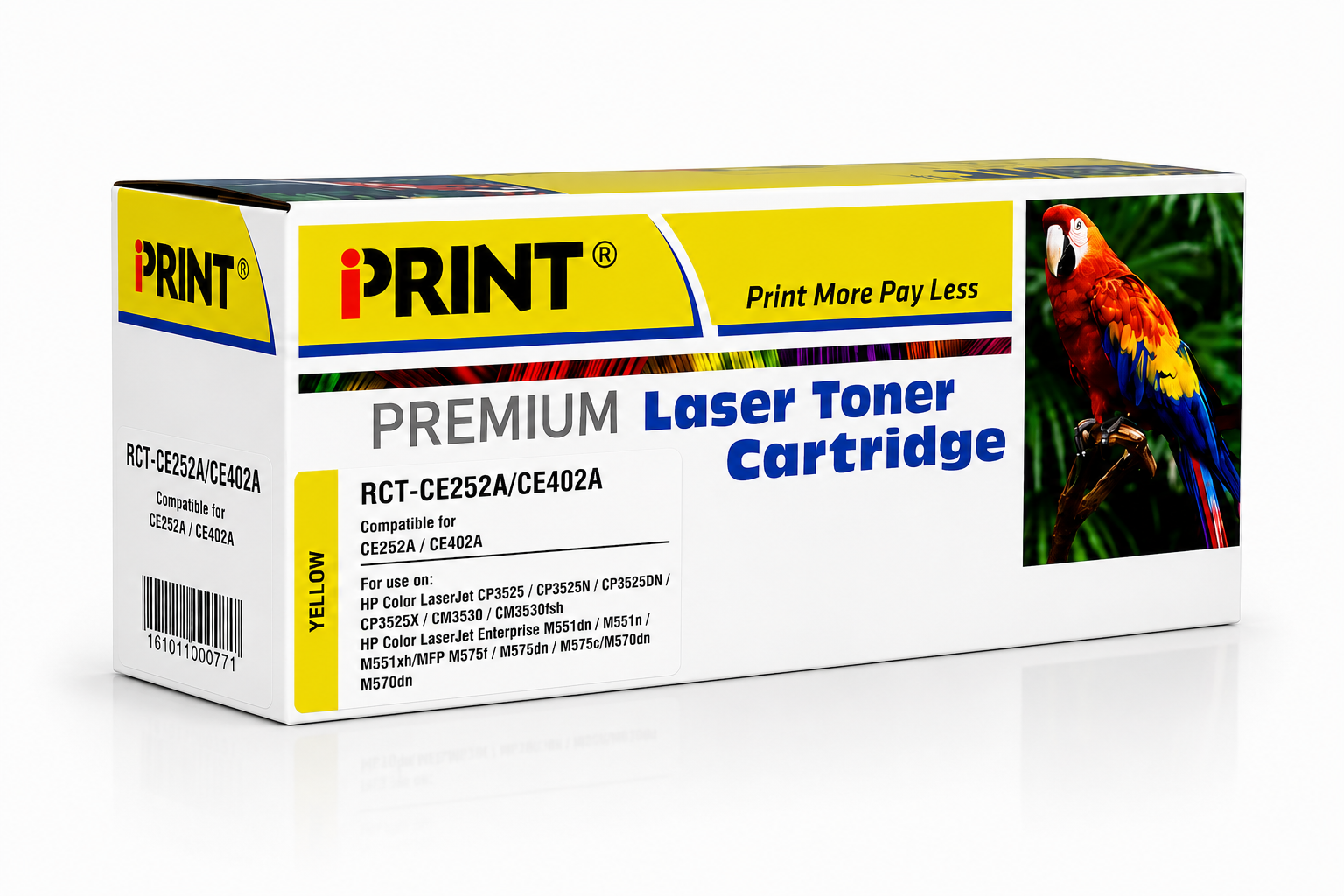 HP 504A (CE252A) Yellow Toner -Compatible