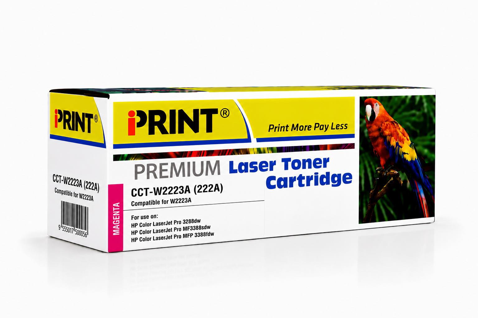 HP 222A Magenta (W2223A) Iprint Compatible Laser Toner Cartridge