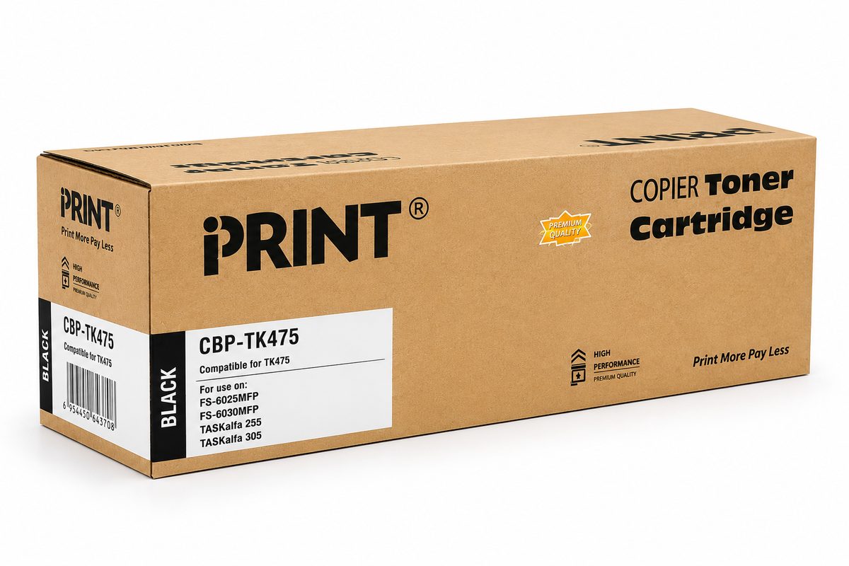 KYOCERA TK475 Black Toner -Compatible
