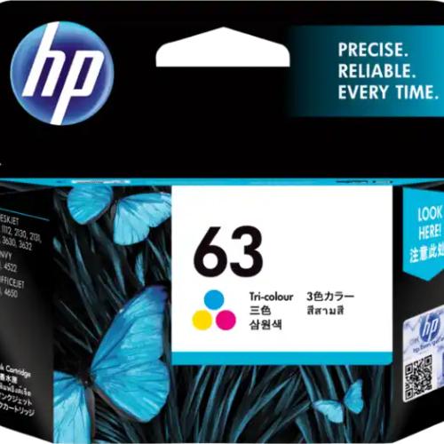 HP 63 Tri-color Original Ink Cartridge  (F6U61AA) - Innovative Computers Limited