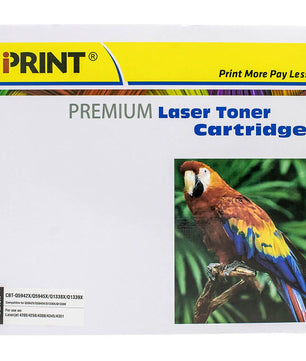IPRINT Q5942X/Q5945X Compatible BLACK Toner Cartridge for HP 42X and HP 45X 