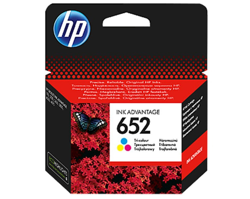 Genuine Tri-color  HP 652 Ink Advantage Cartridge-(F6V24AE) - Innovative Computers Limited