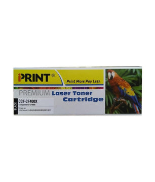 IPRINT C-CF400X Compatible Black Toner For HP CF400A 