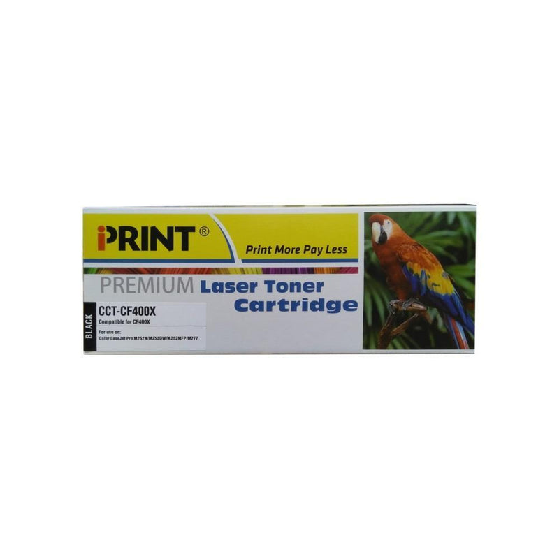 IPRINT C-CF400X Compatible Black Toner For HP CF400A 