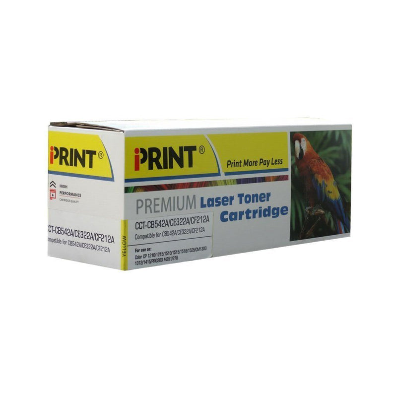 IPRINT CB542A/CE322A/CF212X Compatible YELLOW Toner Cartridge for CB542A/CE322A/CF212A 