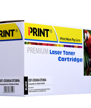 IPRINT CE505A/CF280A Compatible Black Toner Cartridge for HP CE505A/CF280A 