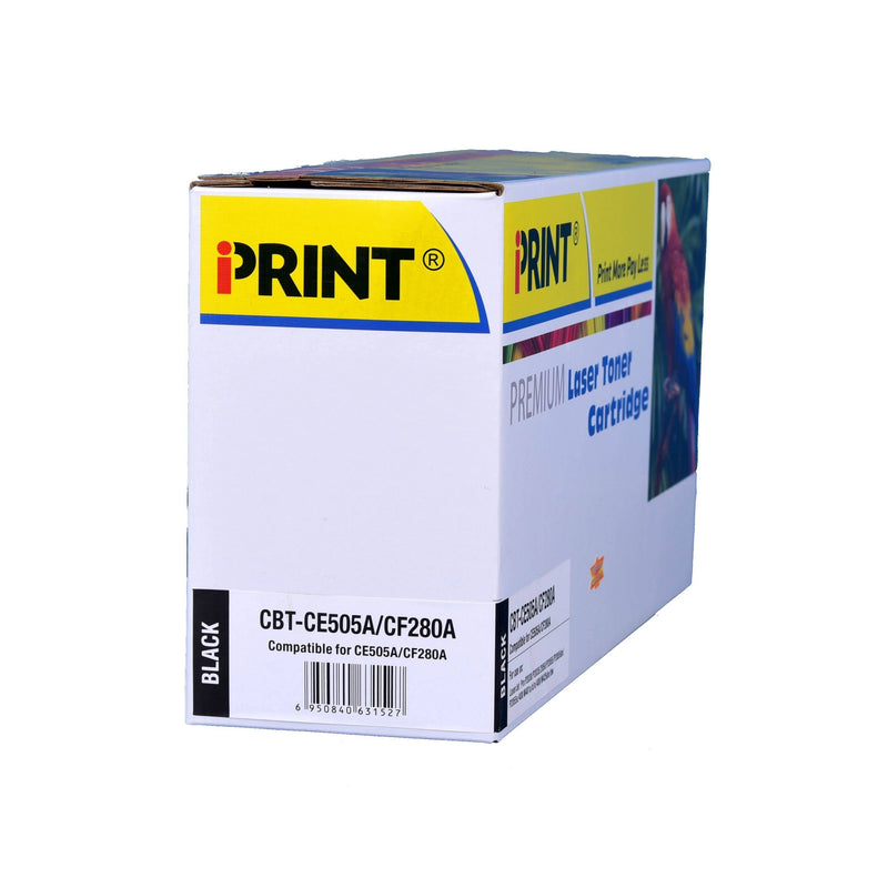 IPRINT CE505A/CF280A Compatible Black Toner Cartridge for HP CE505A/CF280A 