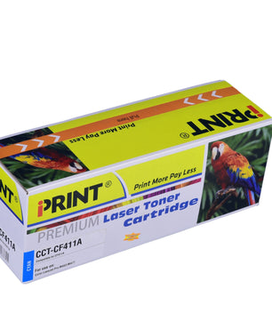 IPRINT CF411A Compatible CYAN Toner Cartridge for HP CF411A 
